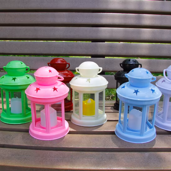 Luces interiores decorativas para el hogar Linterna navideña de huracán