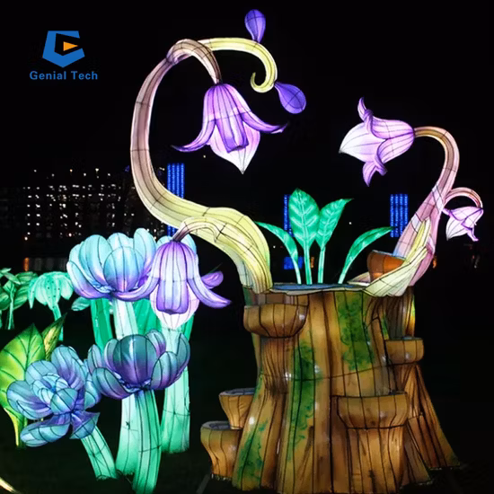 Large Outdoor Christmas Silk Lantern Show