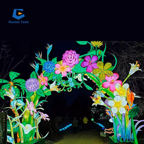 Large Outdoor Christmas Silk Lantern Show