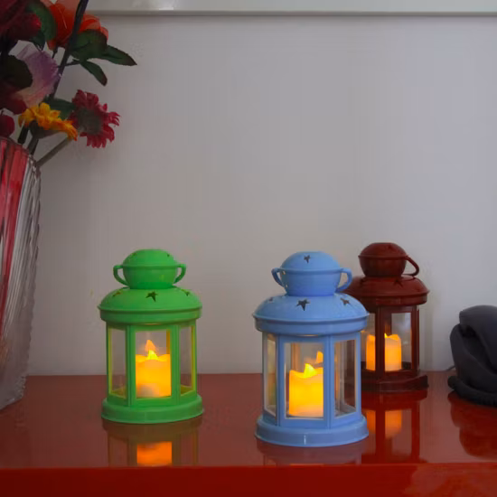 Home Decorative Indoor Lights Christmas Hurricane Lantern