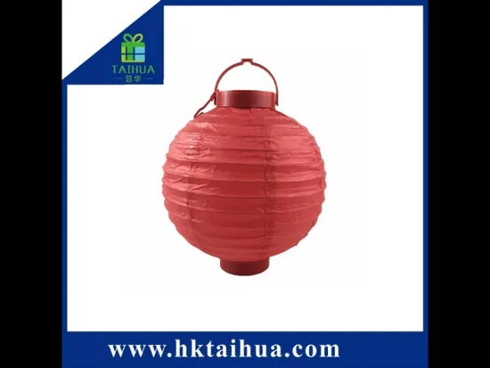 Linterna de papel LED hecha a mano del festival de la decoración del hogar del arte chino clásico